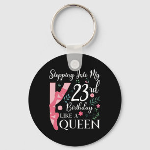 Ballerina 23rd Birthday Queen Ballet Dancing Celeb Key Ring