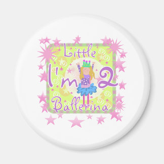 Ballerina 2nd Birthday Magnet
