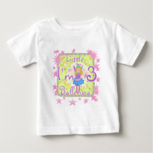 Ballerina 3rd Birthday Tshirts and Gifts