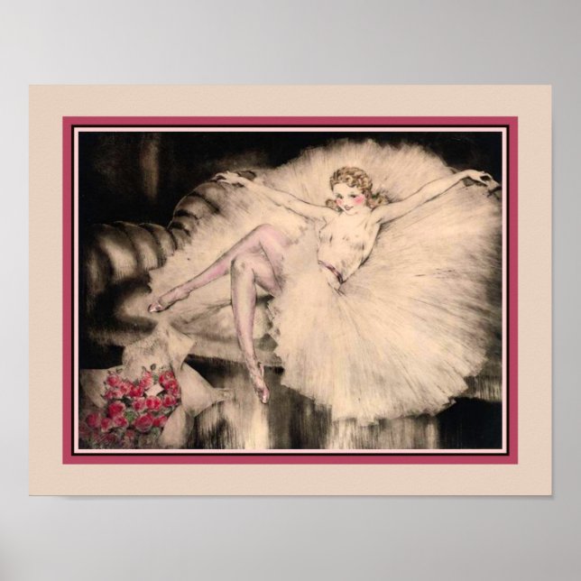 "Ballerina" Art Deco by Louis Icart Poster (Front)