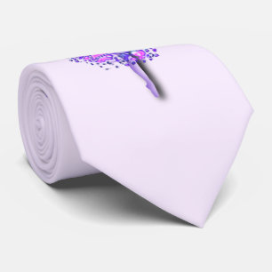 Ballerina Art Purple Dance - Ballet Dancer Drawing Tie