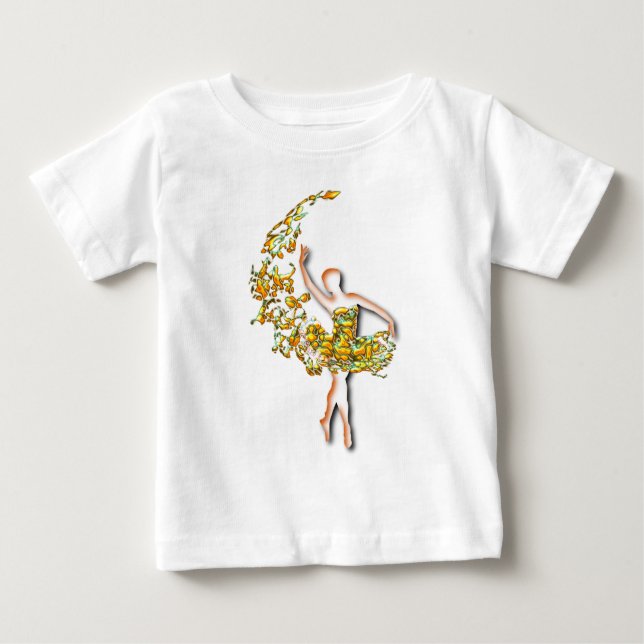 Ballerina Baby T-Shirt (Front)