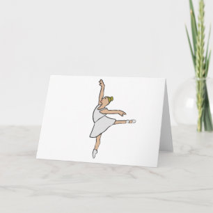 Ballerina Ballet Dancer Card