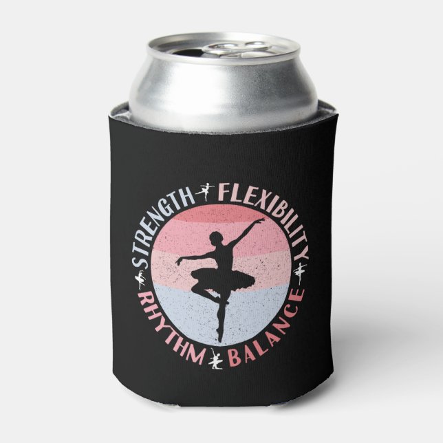 Ballerina Ballet Dancer - Mindset Values Can Cooler (Can Front)