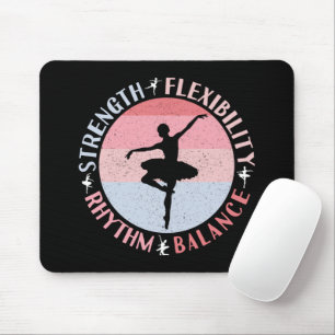 Ballerina Ballet Dancer - Mindset Values Mouse Pad