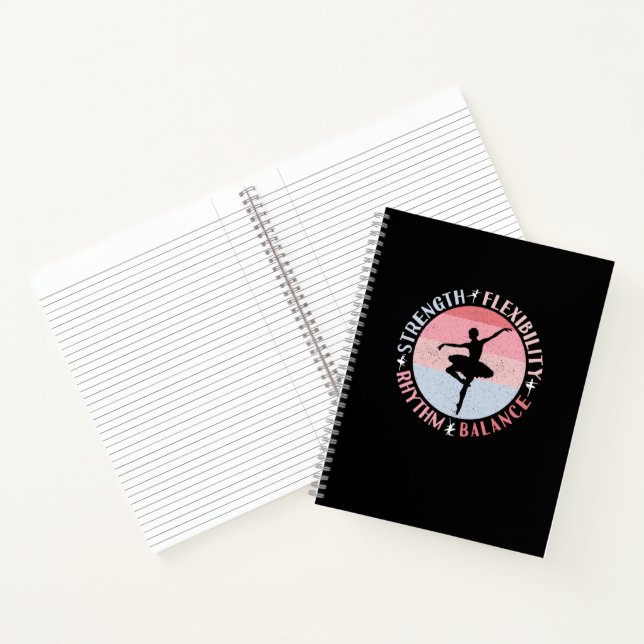 Ballerina Ballet Dancer - Mindset Values Notebook (Inside)