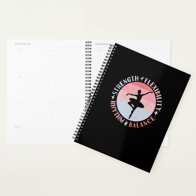 Ballerina Ballet Dancer - Mindset Values Planner (Display)