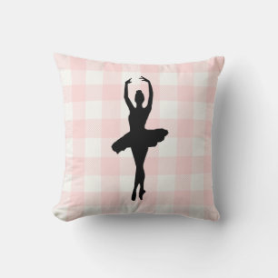 Ballerina Ballet Dancer Throw Pillow