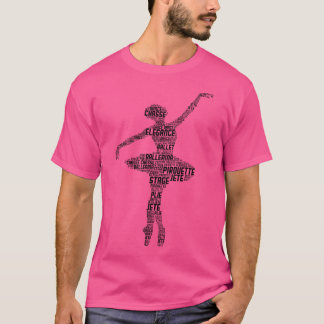 Ballerina Ballet Girls Women T-Shirt