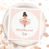 Ballerina Ballet Pink Birthday Girl