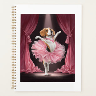Ballerina Beagle � Funny Dog Dance Planner