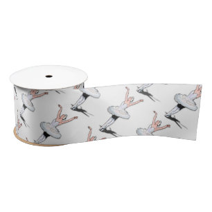 Ballerina Birthday Party Ribbon Satin Ribbon
