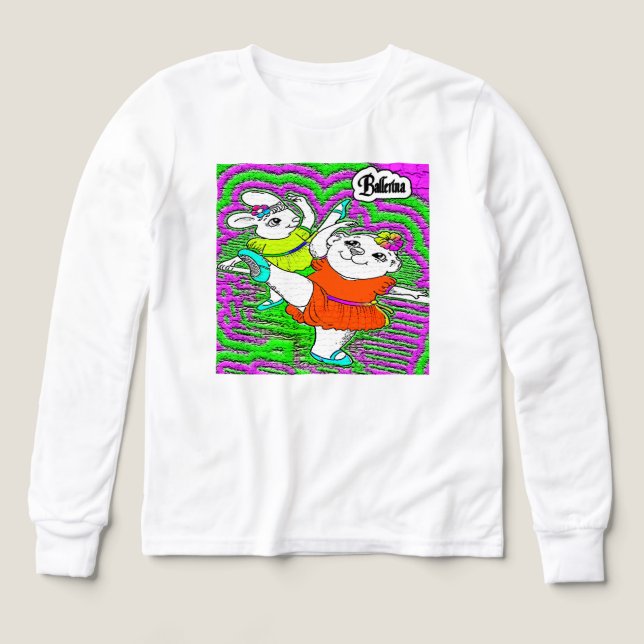 Ballerina Bunnies Bright & Playful Dance Class  (Design Front)