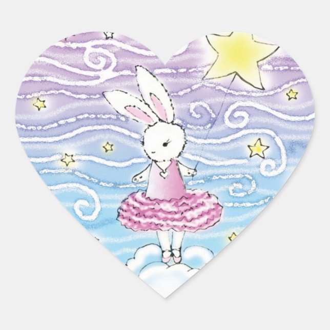 Ballerina Bunny Stickers (Front)