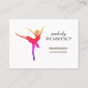 Ballerina business card
