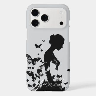 Ballerina & Butterflies Silhouette Modern Ethereal