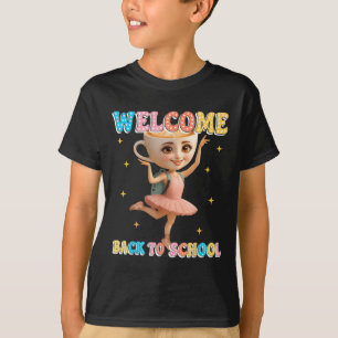 Ballerina Cappuccina Italian Brainrot Welcome Back T-Shirt
