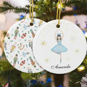 Ballerina Christmas Ceramic Tree Decoration