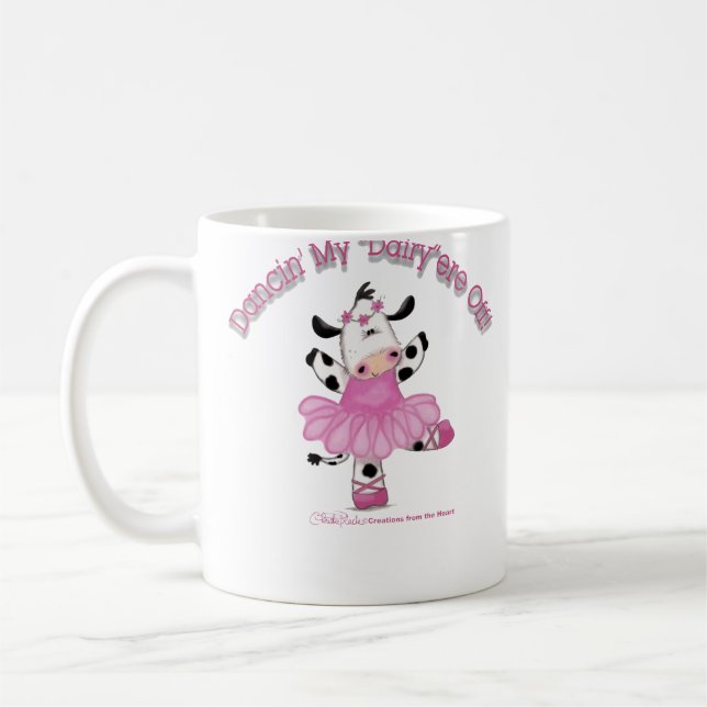 Ballerina Cow Coffee Mug (Left)