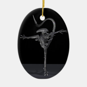 Ballerina Creature Ceramic Tree Decoration