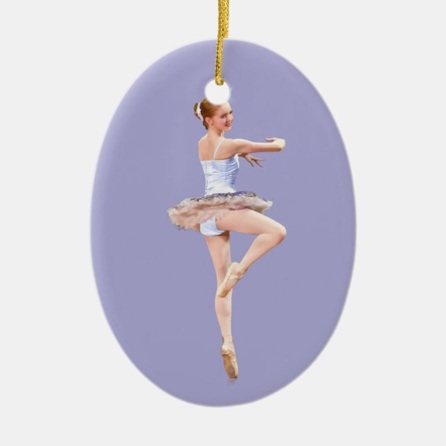 Ballerina Customisable Ornament (Front)