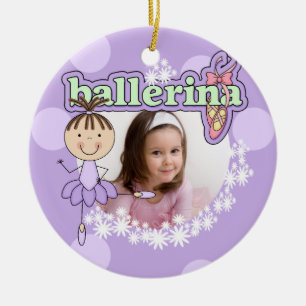 Ballerina Customised Photo Keepsake Ornament