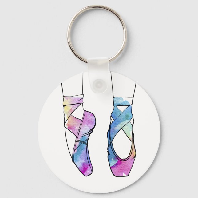 Ballerina Cute Ballet Key Ring (Front)