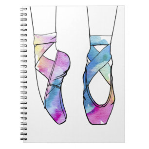 Ballerina Cute Ballet Spiral Notebook