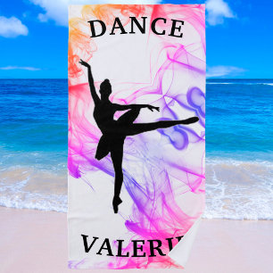 Ballerina Dance Beach Towel
