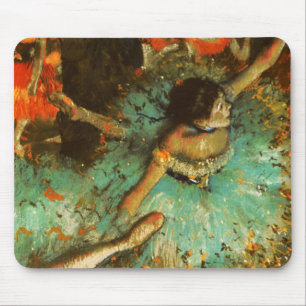 Ballerina Dance Green Dancer Edger Degas Painting Mouse Pad