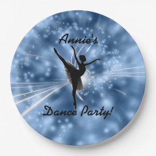 Ballerina Dance Party Paper Plates