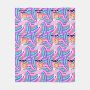 Ballerina dancer fleece blanket