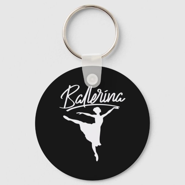 Ballerina Dancer Key Ring (Front)