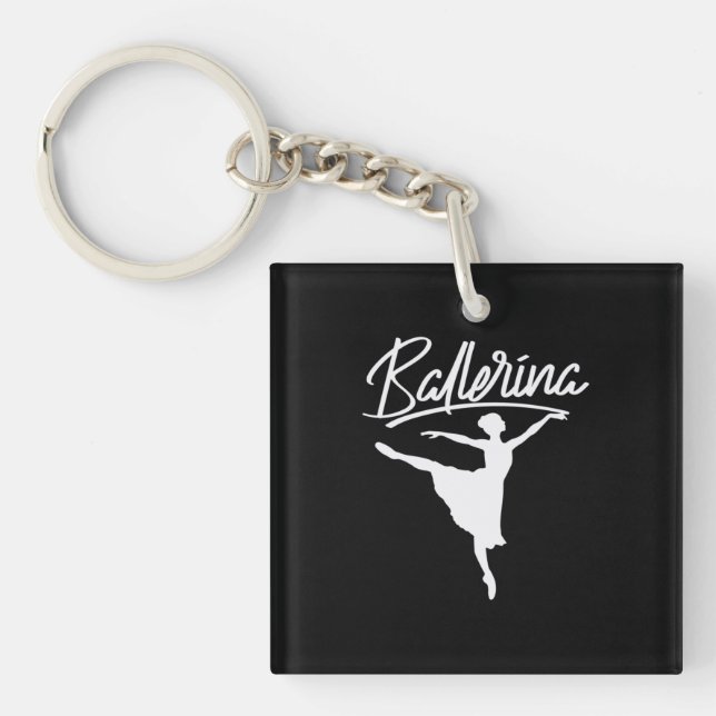 Ballerina Dancer Key Ring (Front)