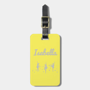 Ballerina Dancer Luggage Tag   Recital Birthday