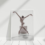 Ballerina Dancer Modern Photography Art Poster<br><div class="desc">Ballerina Dancer Modern Photography Art is elegant and stylish wall art. It's great alone or as a part of your new gallery wall.</div>