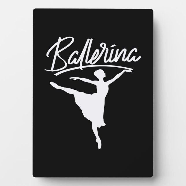 Ballerina Dancer Plaque (Front)
