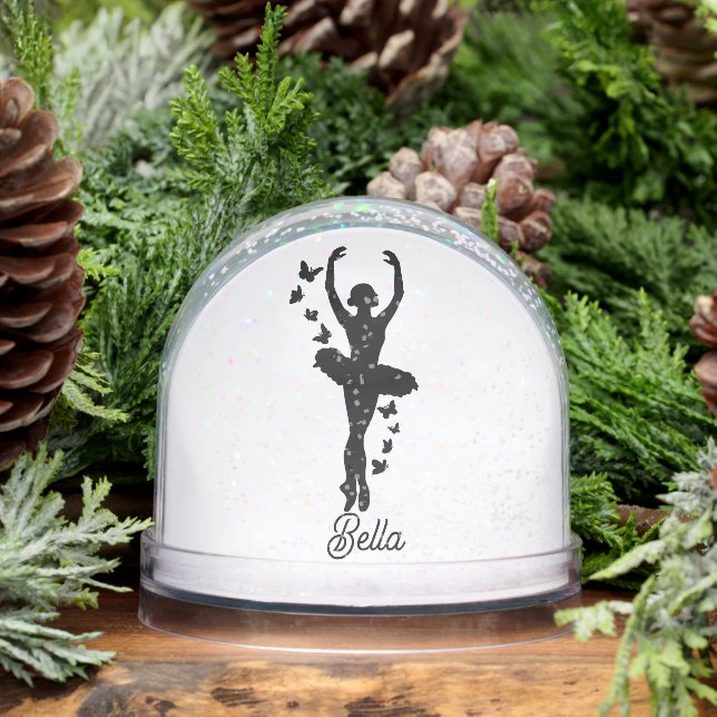 Ballerina Dancer Snow Globe (Winter)