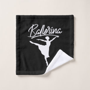 Ballerina Dancer Wash Cloth