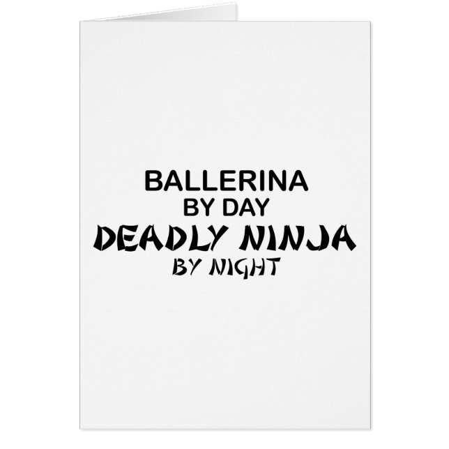 Ballerina Deadly Ninja by Night (Front)