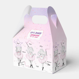 Ballerina Elephant Dance Recital Favour Box