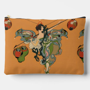 Ballerina Faerie With Lanterns Accessory Pouch