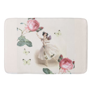 Ballerina fairy bath mat