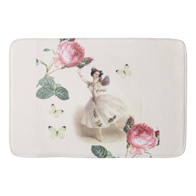 Ballerina fairy bath mat (Front)