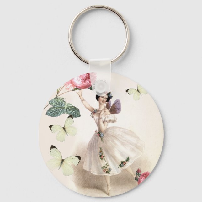 Ballerina Fairy Key Ring (Front)
