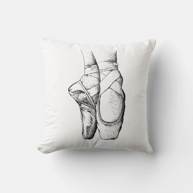 Ballerina Feet on Pointe #1 Cushion (Front)