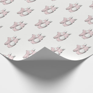Ballerina Feet on Pointe #1 Lt Pink Wrapping Paper