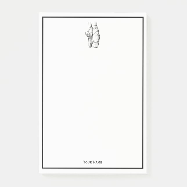 Ballerina Feet on Pointe #1 Post-it Notes (Front)