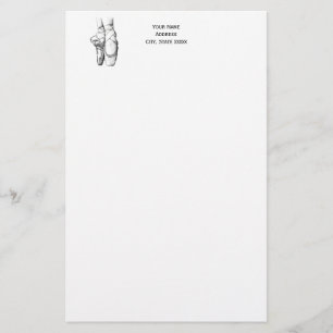 Ballerina Feet on Pointe #1 Stationery