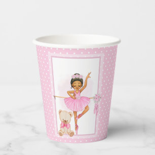 Ballerina floraI polka dots Paper Cups